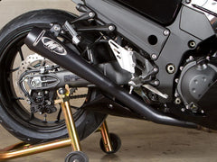 M4 Exhaust Black Retro-Drag Slip Ons 2012-2025 ZX14 KA9422