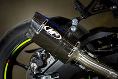 M4 Exhaust Tech 1 Carbon Fiber Slip On 2017-2025 GSXR1000 SU9144