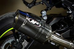 M4 Exhaust Tech 1 Carbon Fiber Slip On 2017-2025 GSXR1000 SU9144