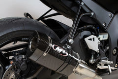 M4 Exhaust Full Titanium System Tech 1 Carbon Fiber ZX10R 2016-2025 KA9954T