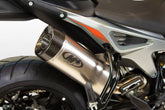 M4 Exhaust Stainless steel slip-on with titanium canister. 2018 - 2023 790 Duke KT1016