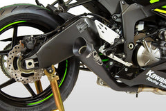 M4 Exhaust Full System Black GP19 with canister ZX6R ZX6 2009 - 2025 KA6982-GP19