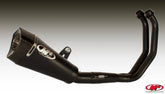 M4 Exhaust All Black Full System RM1 Canister 2015 - 2024 FZ-07/MT-07/XSR700 YA6722