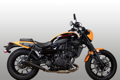 KA1012 M4 Exhaust All Black Retro-Drag Slip-On Kawasaki Eliminator 2024-2025