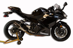 M4 Exhaust X-96 Carbon Fiber Slip On Ninja 400/500/Z400 2018-2025 KA4014