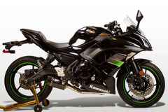 M4 Exhaust stainless steel full system with carbon fiber canister Ninja 650/Z650 2021-2025 KA6624