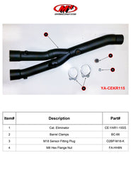 M4 Exhaust BLACK CAT ELIMINATOR 2015-2024 R1 YA-CEKR115