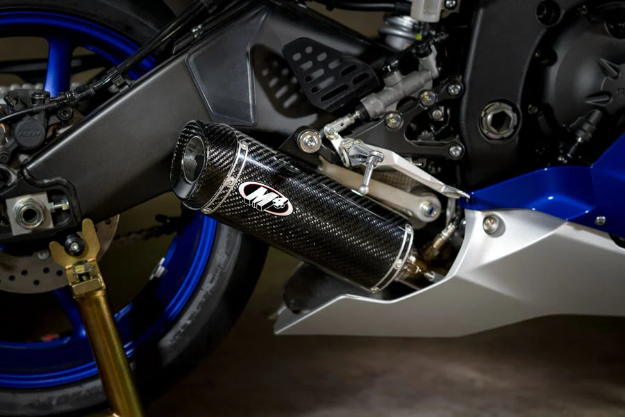 M4 Exhaust Full Titanium System Carbon Fiber Canister R6 2006-2020 YA6974T