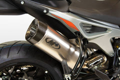 M4 Exhaust Stainless steel slip-on with titanium canister. 2018 - 2023 790 Duke KT1016