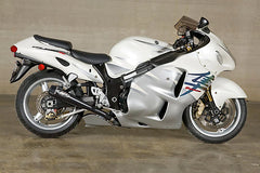 M4 Exhaust Dual Black Retro-Drag Slip ons 2002-2007 Hayabusa SU9422