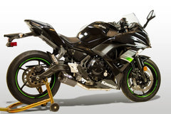 M4 Exhaust stainless steel full system with carbon fiber canister Ninja 650/Z650 2021-2025 KA6624