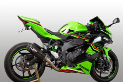 M4 stainless steel full system with carbon fiber X96 canister 2023- 2025 Kawasaki ZX-4RR KA4424